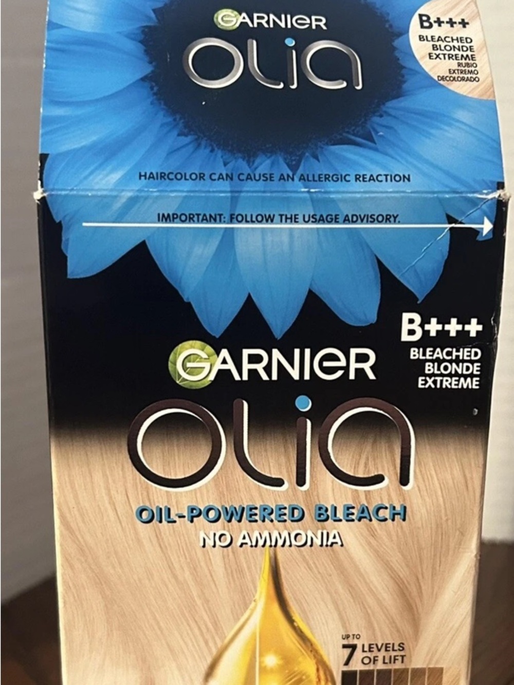Garnier Olia Oil-Powered Bleach B+++ Bleached Blonde Extreme No Ammonia w/Oils